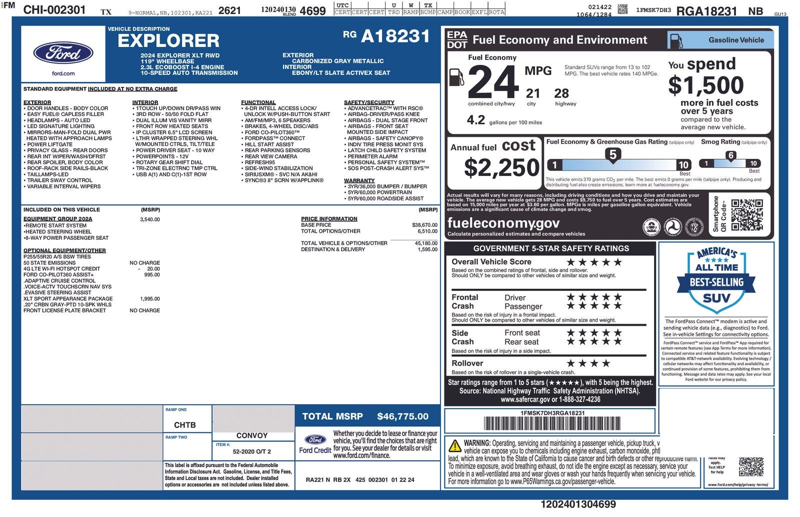 2024 Ford Explorer XLT