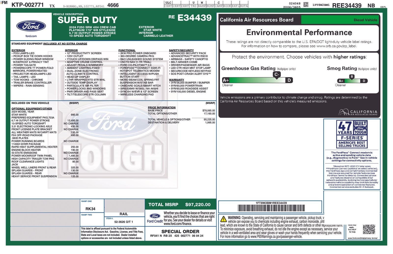 2024 Ford F-250SD Platinum