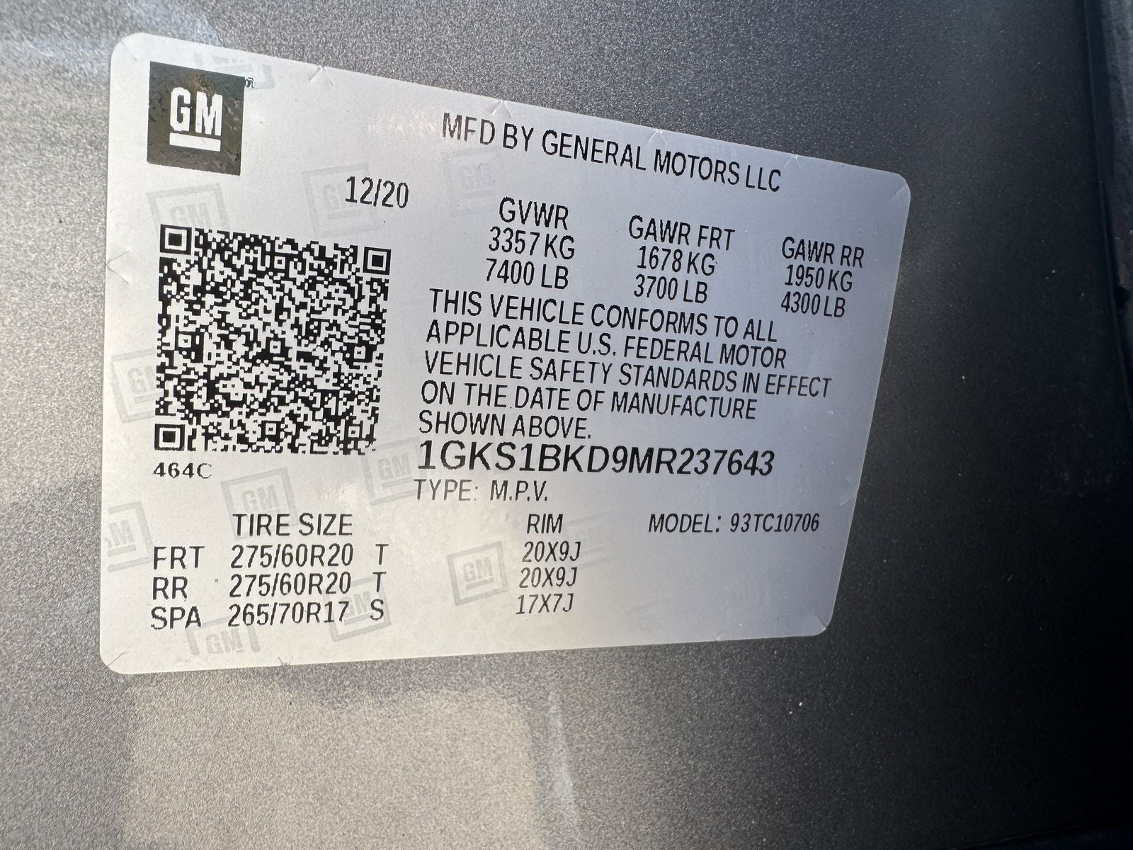 2021 GMC Yukon SLT