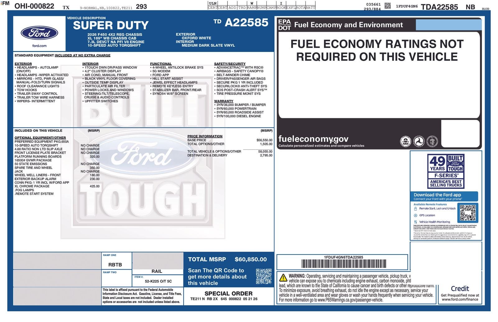 2026 Ford F-450SD XL DRW
