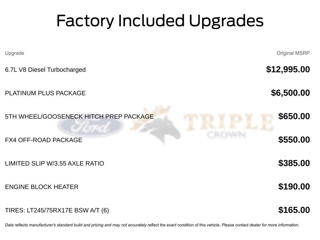 2025 Ford F-350SD Platinum DRW