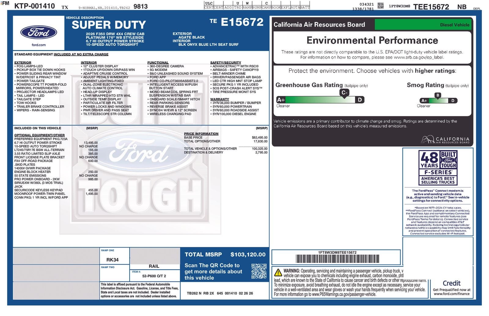 2026 Ford F-350SD Platinum DRW