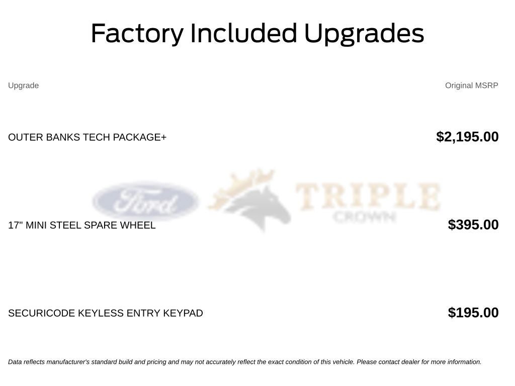 2026 Ford Bronco Sport Outer Banks