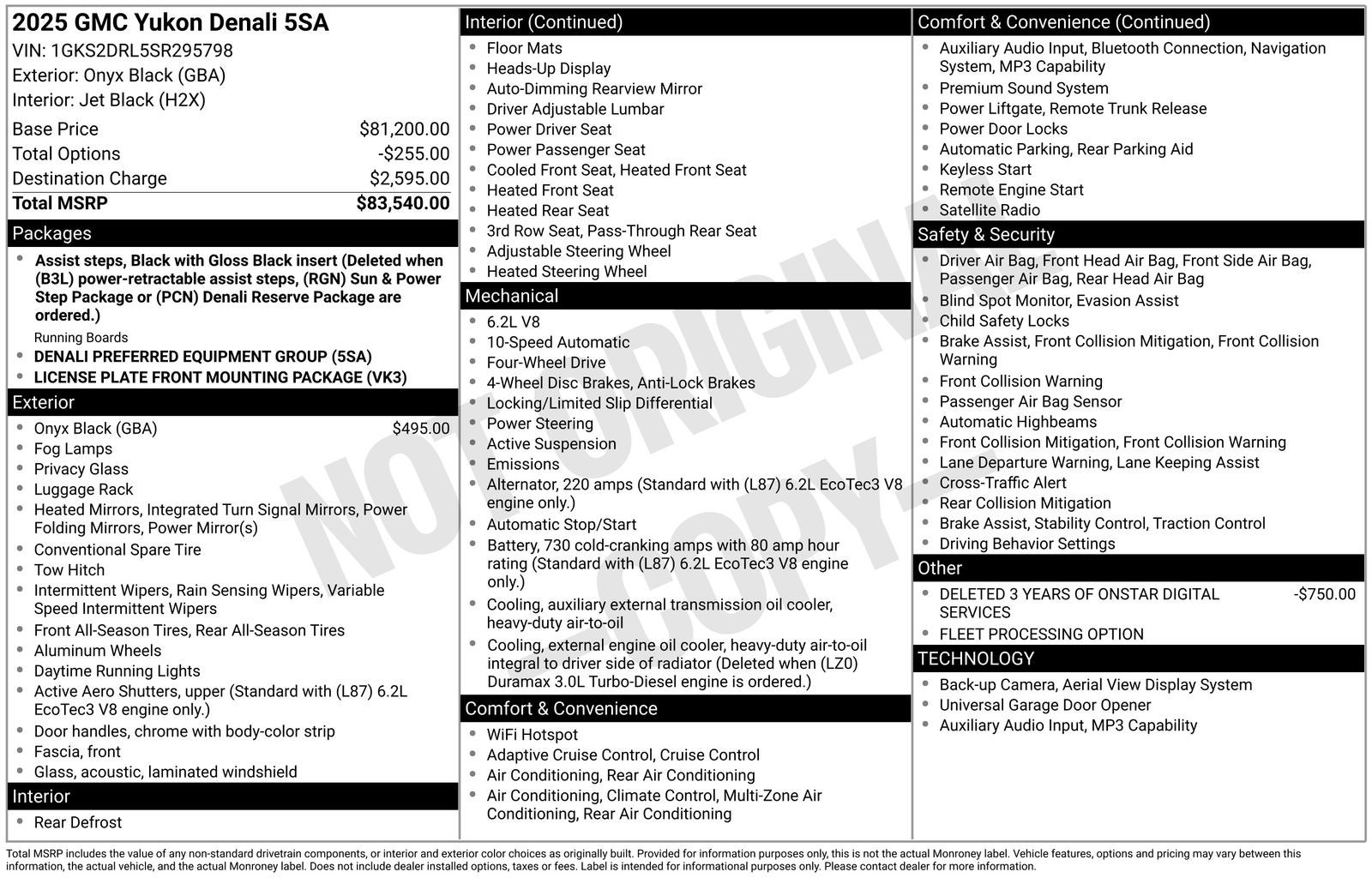 2025 GMC Yukon Denali