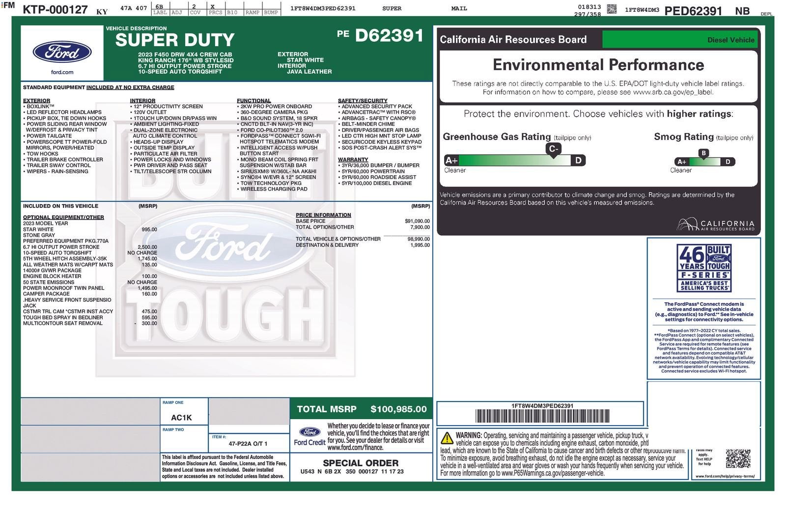 2023 Ford F-450 King Ranch