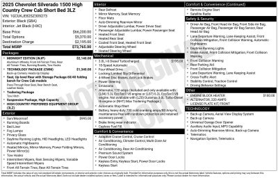 2025 Chevrolet Silverado 1500 High Country