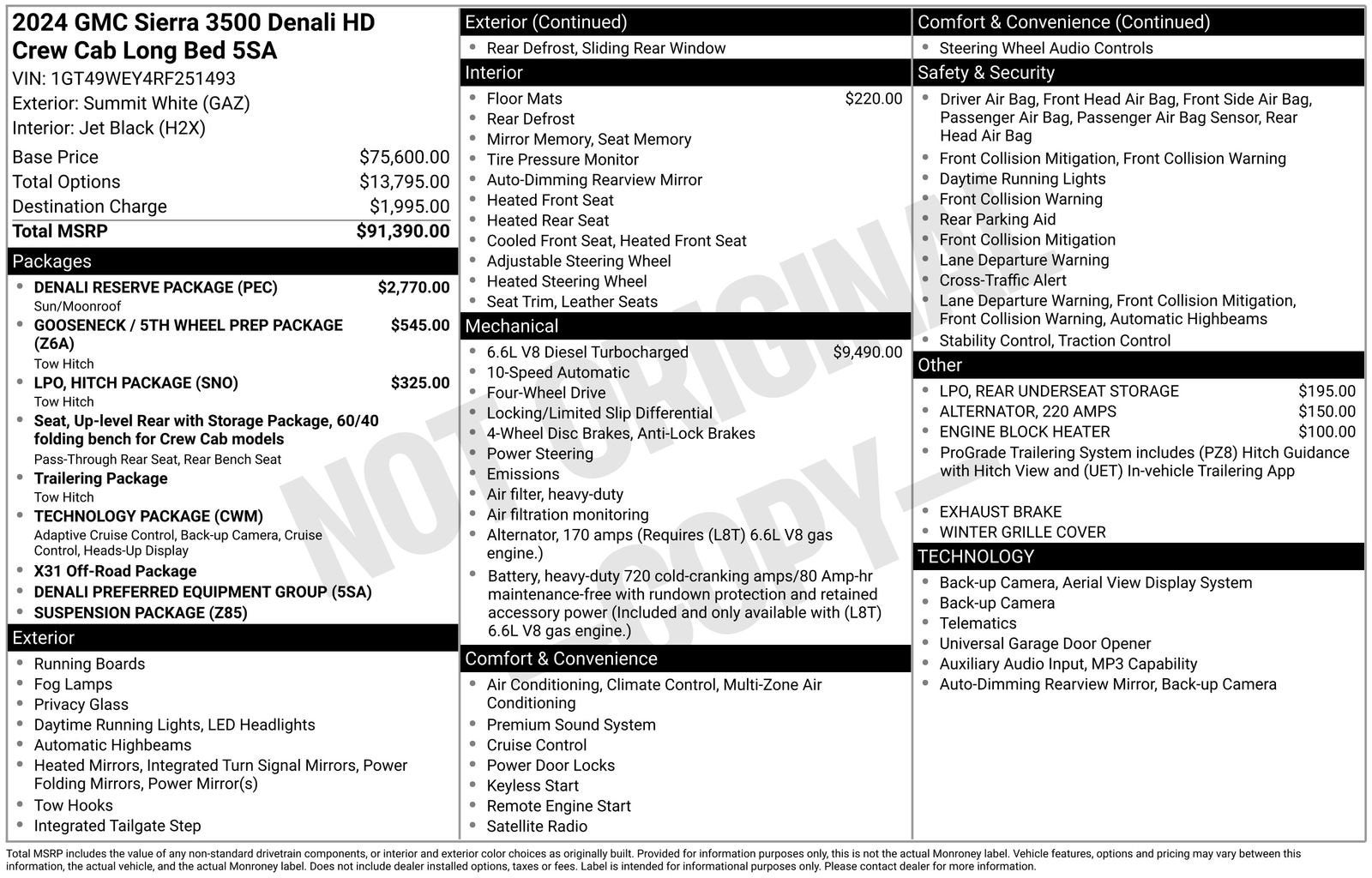 2024 GMC Sierra 3500 HD Denali