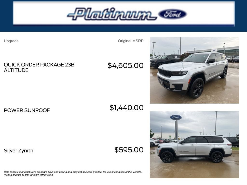 2023 Jeep Grand Cherokee L Altitude