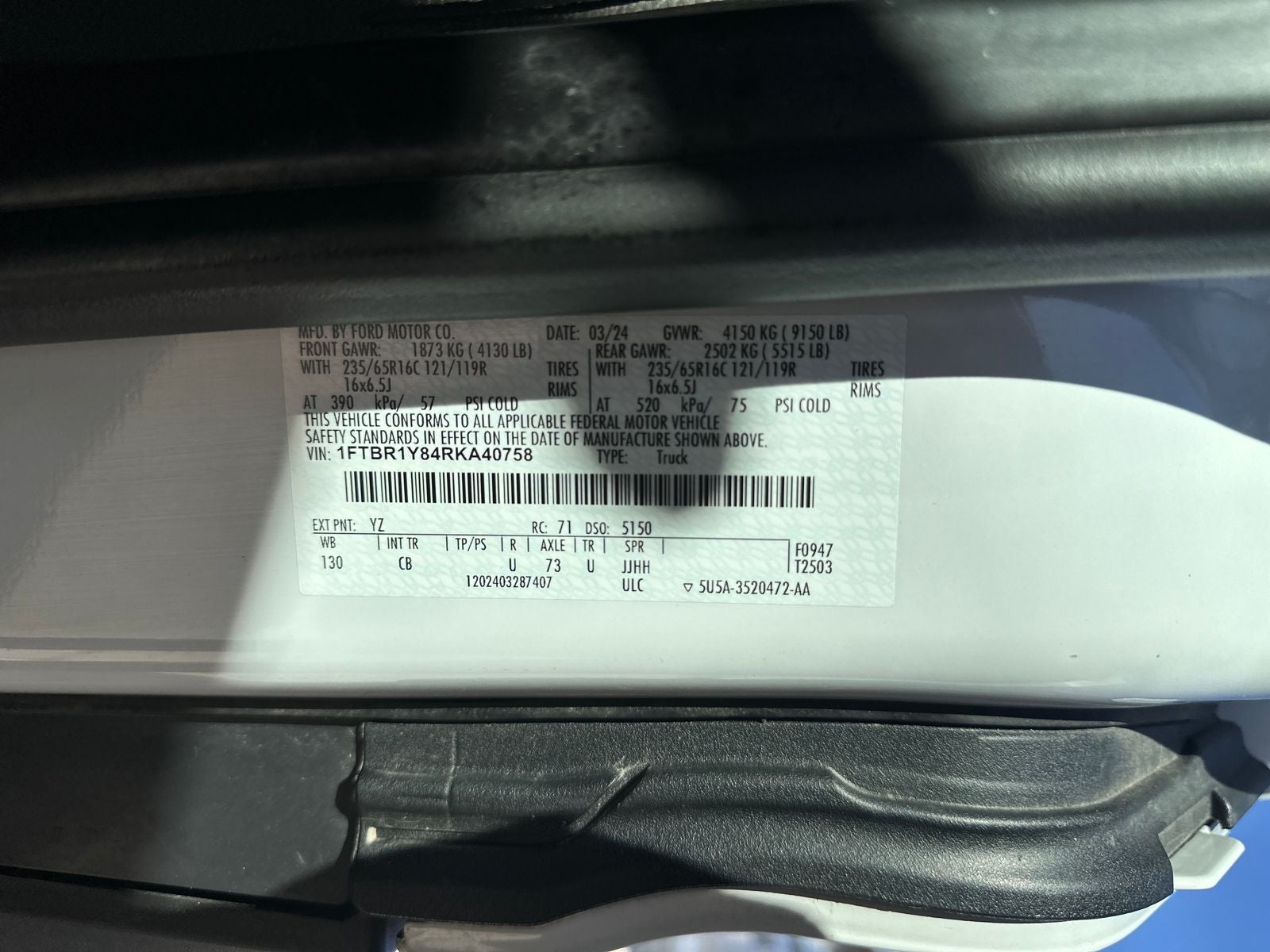 2024 Ford Transit-250 Base