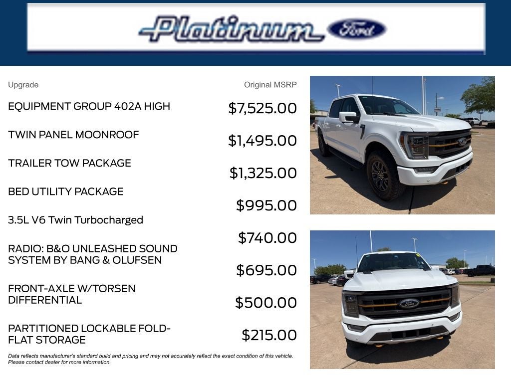 2023 Ford F-150 Tremor