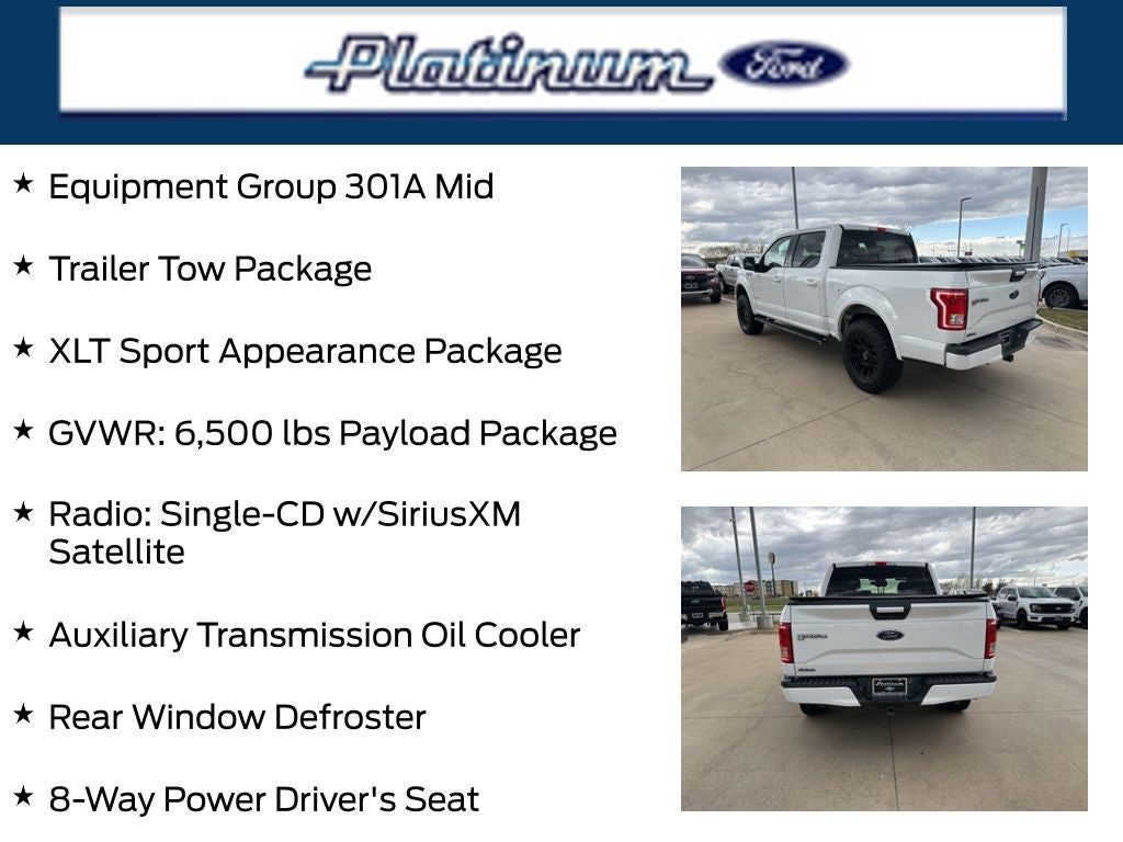 2016 Ford F-150 XLT