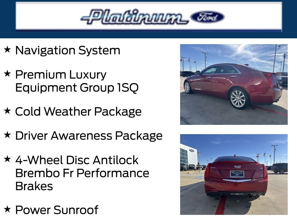 2018 Cadillac ATS 3.6L Premium Luxury