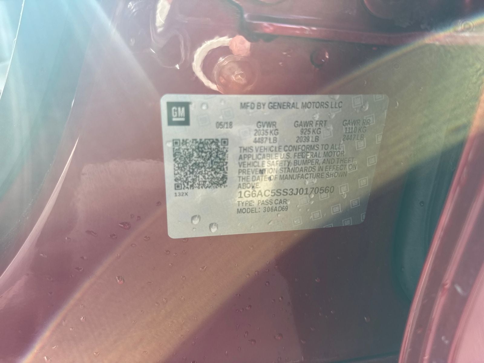 2018 Cadillac ATS 3.6L Premium Luxury