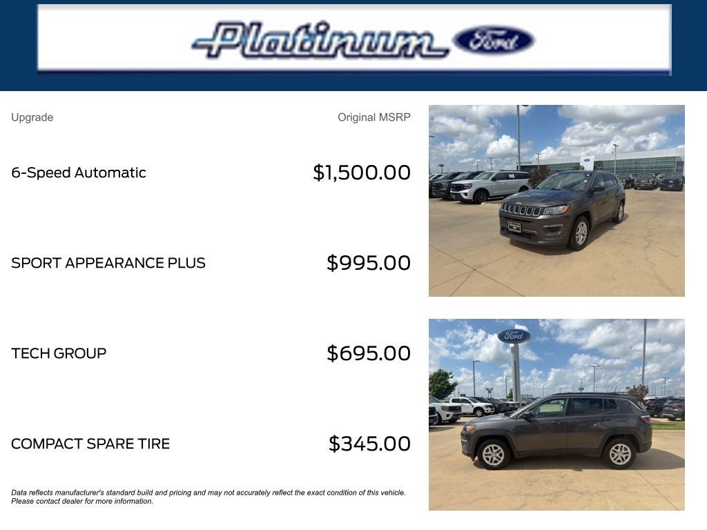 2019 Jeep Compass Sport