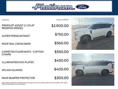 2025 Nissan Armada Platinum Reserve