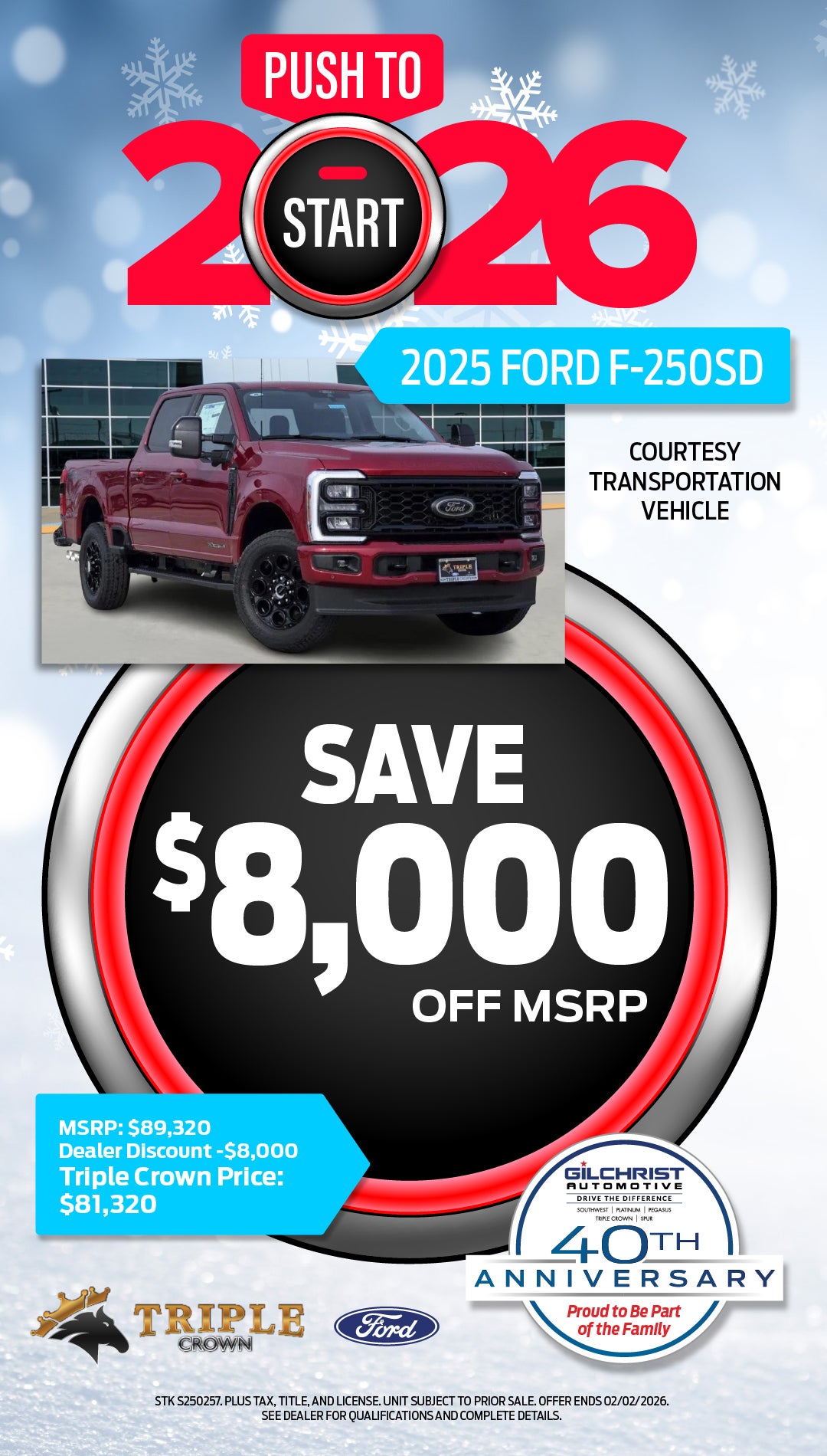 Shop $8,000 Off MSRP on 2025 Ford F-250!