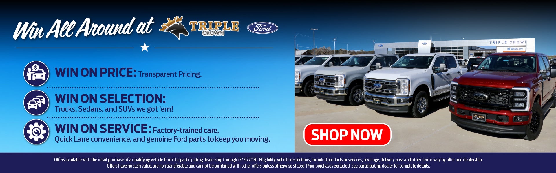 Win All Around at Triple Crown Ford